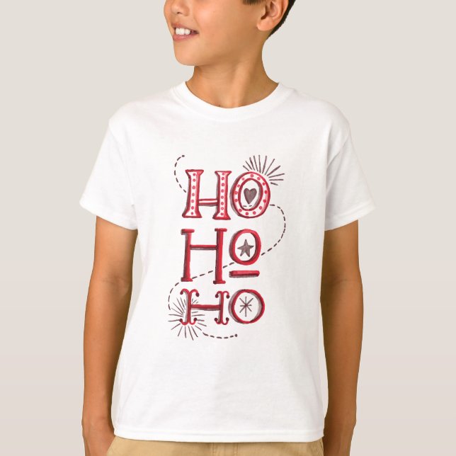 frohe Weihnachten T-Shirt (Vorderseite)