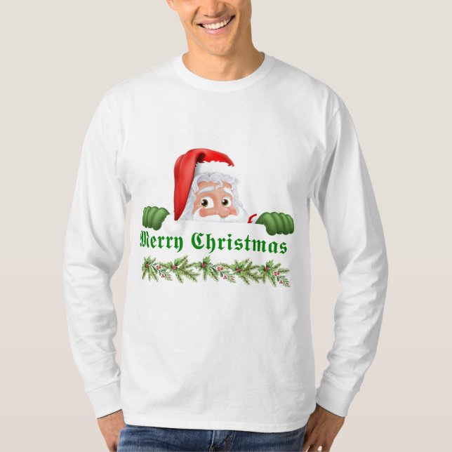 Frohe Weihnachten T-Shirt (Vorderseite)