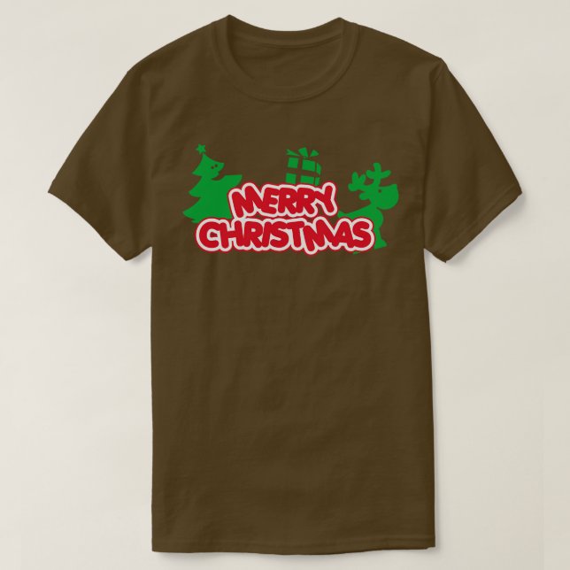 Frohe Weihnachten T-Shirt (Design vorne)
