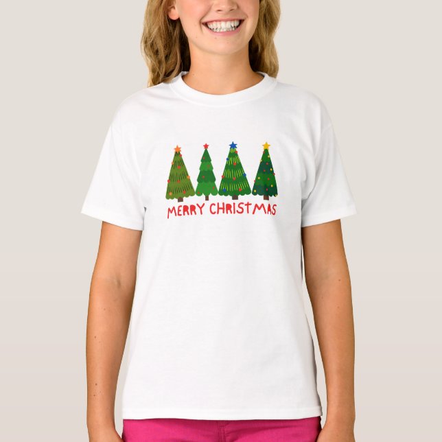Frohe Weihnachten T-Shirt (Vorderseite)