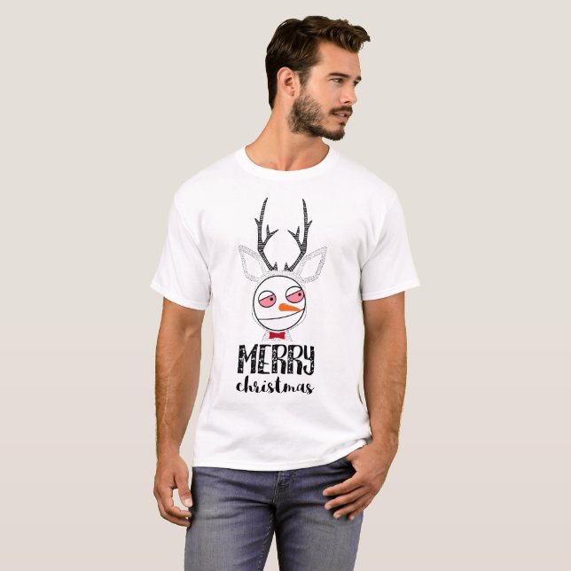 Frohe Weihnachten T-Shirt (Vorne ganz)