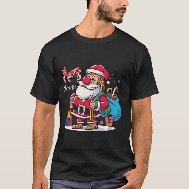 Frohe Weihnachten T-Shirt (Vorderseite)