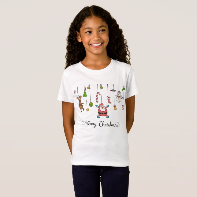 Frohe Weihnachten T-Shirt (Vorne ganz)