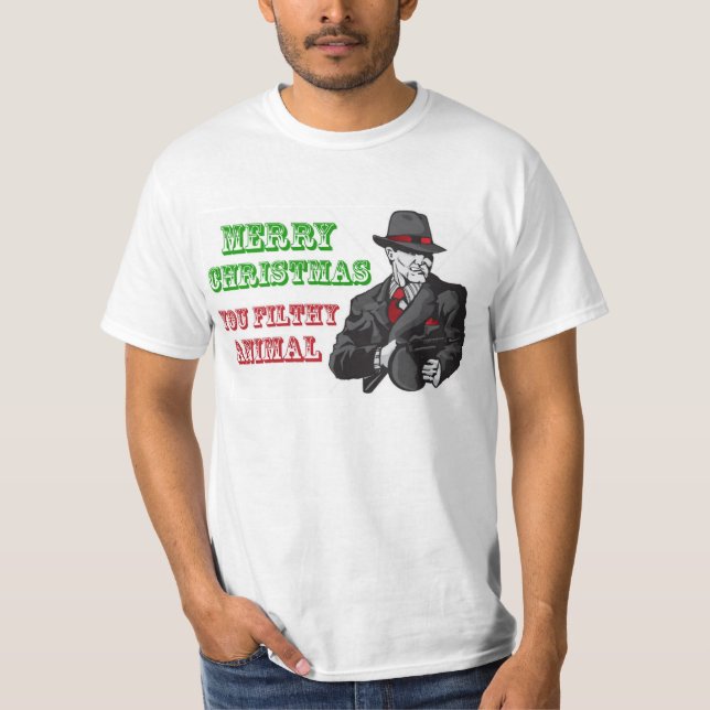 Frohe Weihnachten T-Shirt (Vorderseite)