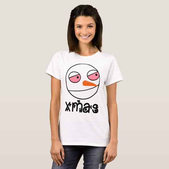 Frohe Weihnachten T-Shirt (Vorne ganz)