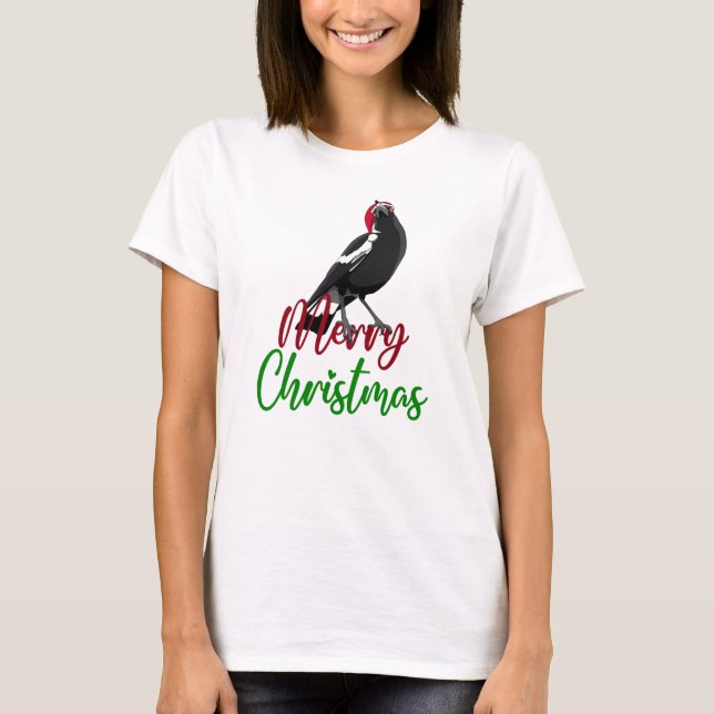 Frohe Weihnachten T-Shirt (Vorderseite)