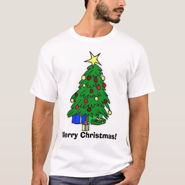 Frohe Weihnachten T-Shirt (Vorderseite)
