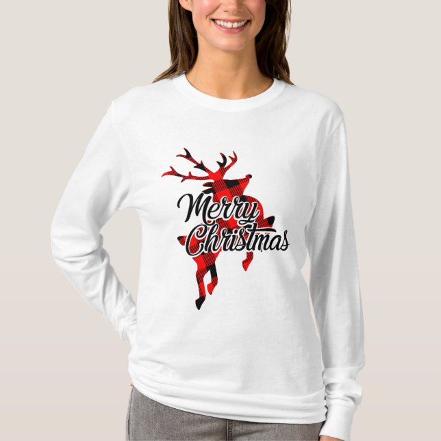 Frohe Weihnachten T-Shirt (Vorderseite)