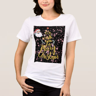 Frohe Weihnachten T-Shirt \ Für Geschenke \ für si Tri-Blend Shirt