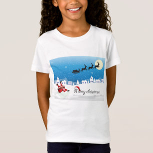 Frohe Weihnachten T - Shirt für Mädchen