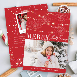 Frohe Weihnachten Tangled & Messy Fairy Lights Fot