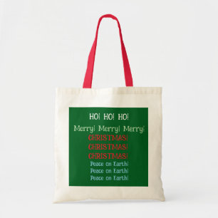 Frohe Weihnachten-Tasche! Tragetasche