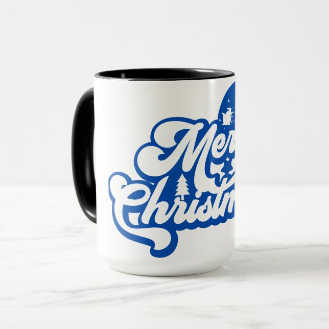 Frohe Weihnachten Tasse (Vorderseite Links)