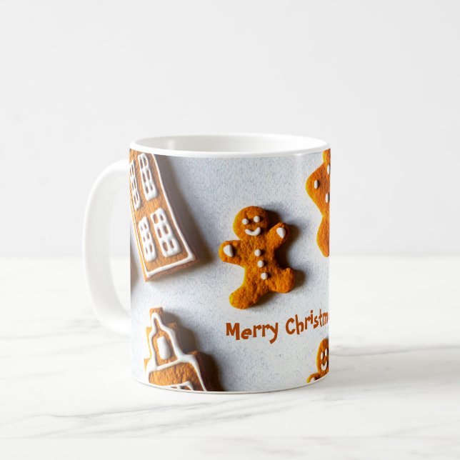 Frohe Weihnachten Tasse (Vorderseite Links)