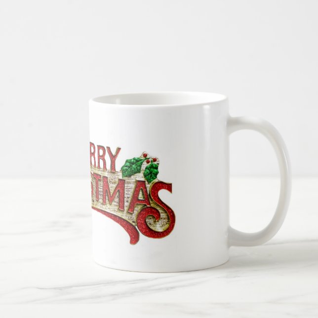 Frohe Weihnachten Tasse (Rechts)