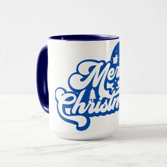 Frohe Weihnachten Tasse (Vorderseite Links)