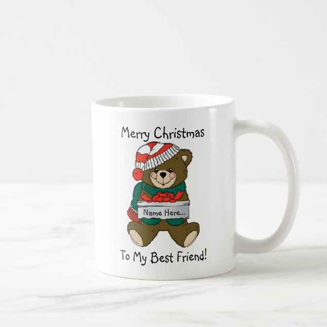 "Frohe Weihnachten"-Tasse Kaffeetasse (Rechts)