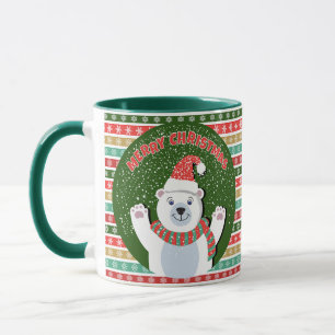 Frohe Weihnachten Teddy Bär Tasse