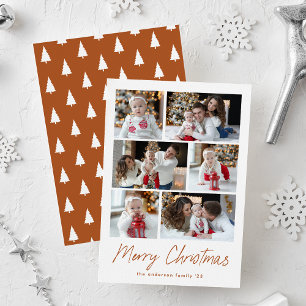 Frohe Weihnachten Terrakotta Schrift 6 Fotocollage