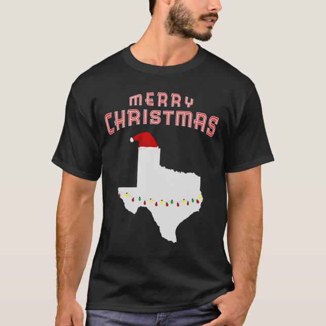 Frohe Weihnachten Texas mit T-Shirt (Vorderseite)