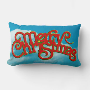 Frohe Weihnachten - Textdesign + Ihr Rücken. Ideen Lendenkissen