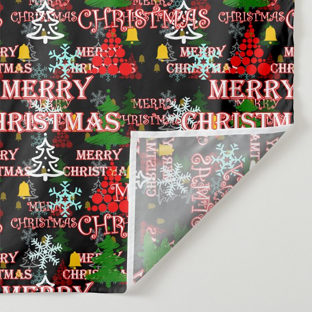 Frohe Weihnachten Textmuster Design  Stoff (Von Creator hochgeladen)