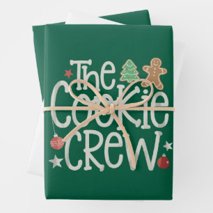 Frohe Weihnachten The Cookie Crew Weihnachten Matc Geschenkpapier Set