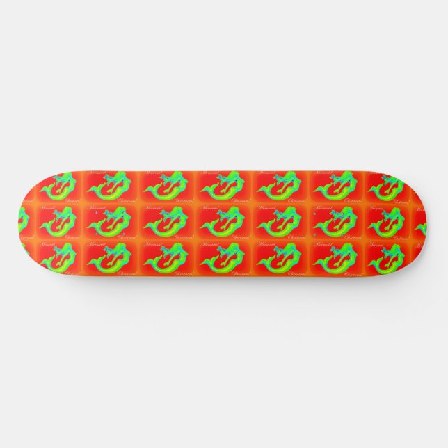 Frohe Weihnachten Thunder_Cove Skateboard (Horizontal)