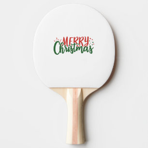 Frohe Weihnachten Tischtennis Schläger