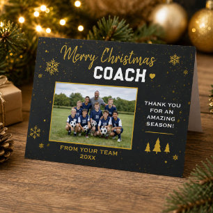 Frohe Weihnachten Trainer-Team-Foto