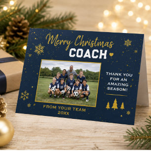 Frohe Weihnachten Trainer-Teamfoto