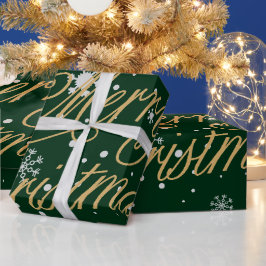 Frohe Weihnachten Trendy Holiday Geschenkpapier