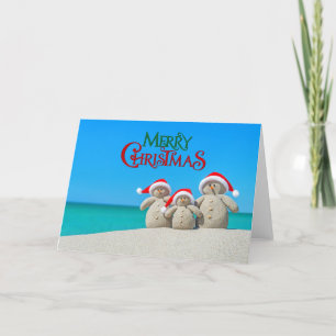 Frohe Weihnachten tropischen Snowman