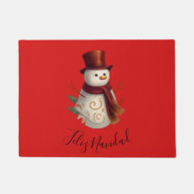 Frohe Weihnachten Türmatte - Feliz Navidad