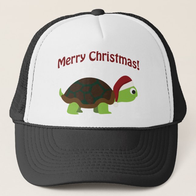 Frohe Weihnachten! Turtle Truckerkappe (Vorderseite)