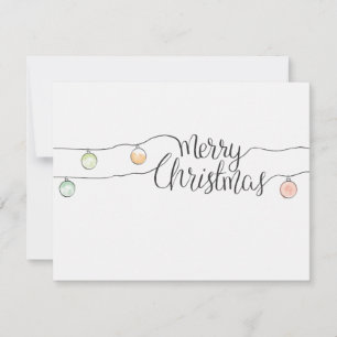 Frohe Weihnachten Typografie & Weihnachtsdekoratio