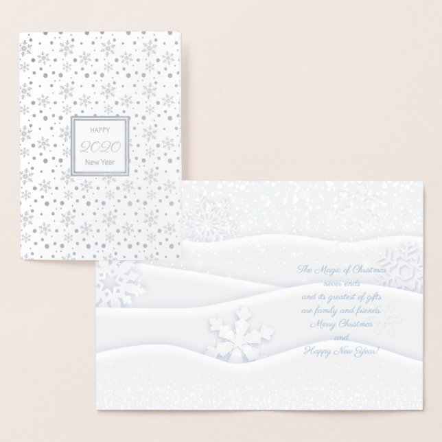 Frohe Weihnachten u. guten Rutsch ins Neue Jahr! Folienkarte (Anzeige)