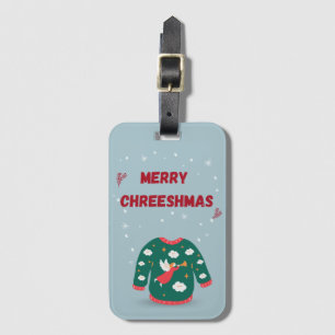 Frohe Weihnachten Ugly Sweater Angel Gepäckanhänger