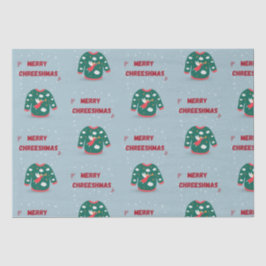 Frohe Weihnachten Ugly Sweater Angel Seidenpapier