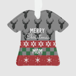 Frohe Weihnachten Ugly Sweater Name Ornament