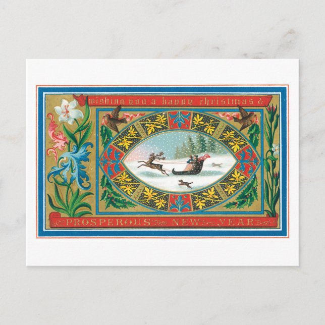 Frohe Weihnachten und ein erfolgreiches neues Jahr (Vorderseite)