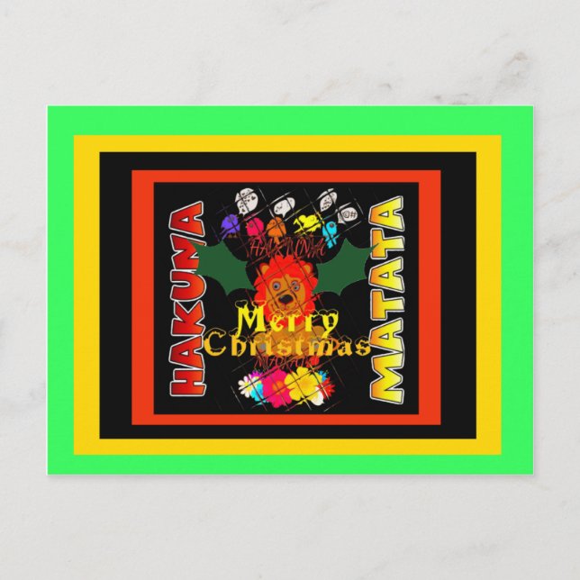 Frohe Weihnachten und ein glückliches neues Jahr (Vorderseite)