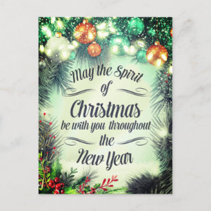Frohe Weihnachten und ein glückliches neues Jahr -