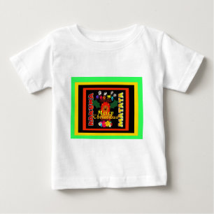 Frohe Weihnachten und ein glückliches neues Jahr Baby T-shirt