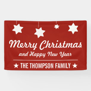 Frohe Weihnachten und ein glückliches neues Jahr Banner