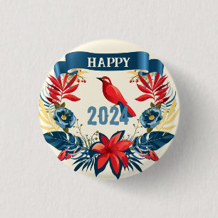 Frohe Weihnachten und ein glückliches neues Jahr! Button