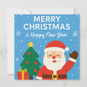 Frohe Weihnachten und ein glückliches neues Jahr - Einladung