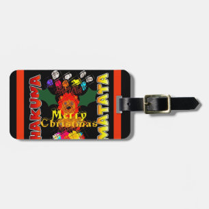 Frohe Weihnachten und ein glückliches neues Jahr Gepäckanhänger