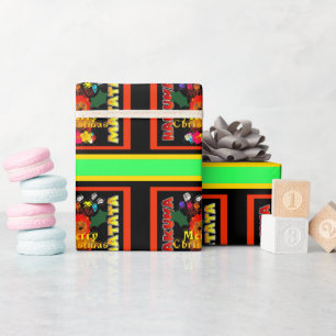 Frohe Weihnachten und ein glückliches neues Jahr Geschenkpapier