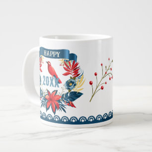 Frohe Weihnachten und ein glückliches neues Jahr!  Jumbo-Tasse